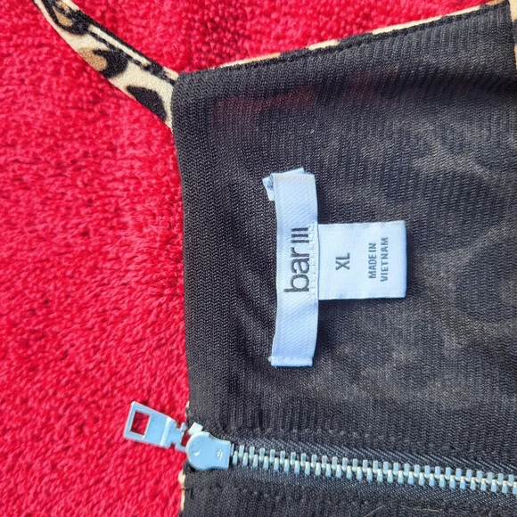 Bar 111 lined tank top animal print size xlarge - Picture 3 of 4